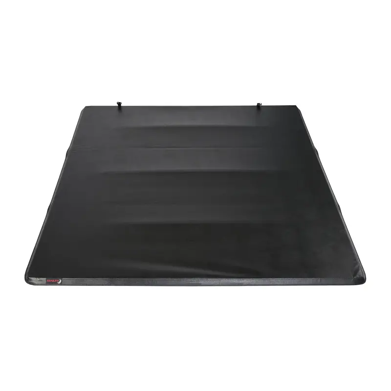 Trailfx Tfx1117 Soft Tri-Fold; Non-Lockable; Black Vinyl With Aluminum Rails 1