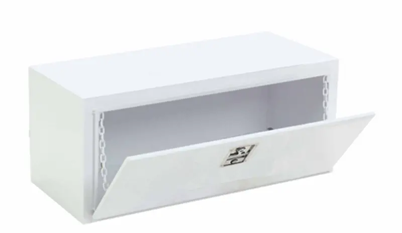 Trailfx Underbody Storage Box – Single-Lid, Gloss White Steel, 48" X 18.75" X 18", 9.4 Cu Ft Capacity 1
