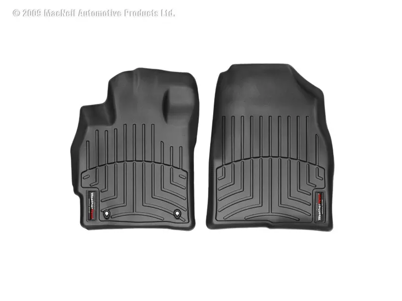Weathertech 441221 Digitalfit Black Front Row Floor Liners – Precision-Molded Interior Defense 1